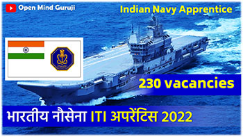Indian Navy recruitment of Apprentice Posts